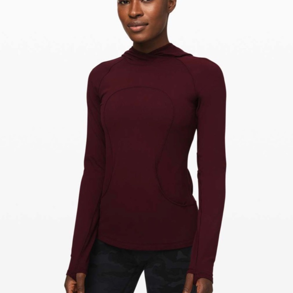Lululemon On Repeat Rulu Hoodie 8 Garnet